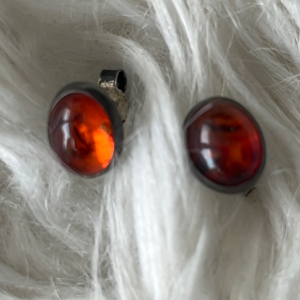 Amber Earrings